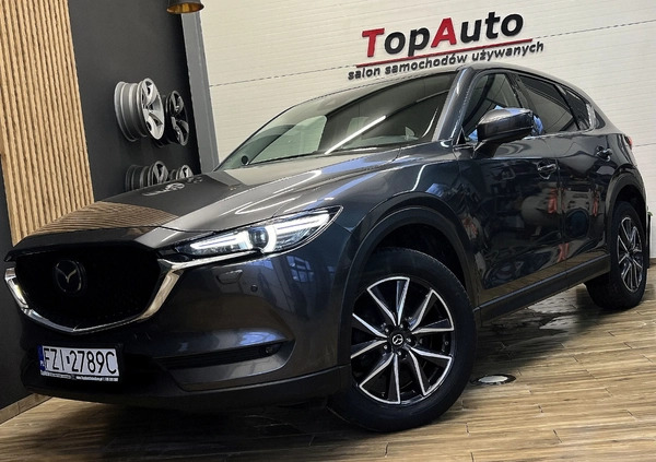 samochody osobowe Mazda CX-5 cena 102900 przebieg: 62000, rok produkcji 2017 z Puszczykowo